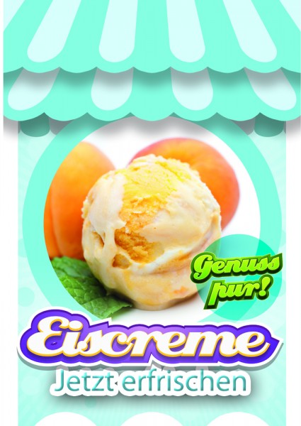 Eiscreme Plakat Motiv 1