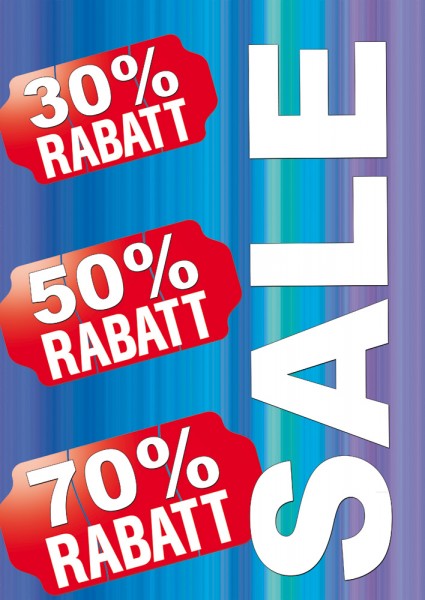 Sale | Rabatt Poster / Plakat 01